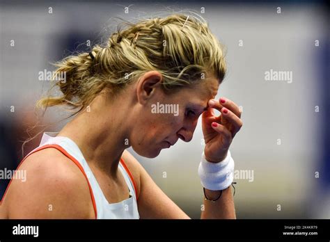 Victoria Azarenka Du B Larus En Action Lors Du Tournoi De Tennis