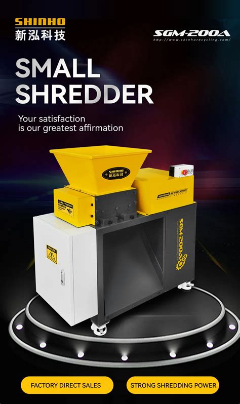 Shinho Sgm A Automatic Plastic Film Bottles Rubber Shredder