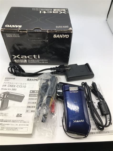 【やや傷や汚れあり】森 Sanyo サンヨー Xacti Dmx Cg10 デジタルムービーカメラ 動作品の落札情報詳細 ヤフオク落札価格