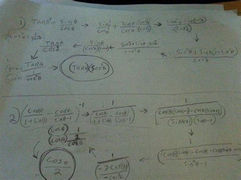 Trig Identities: Simplifying Expressions with Cotangent, Secant, and ...