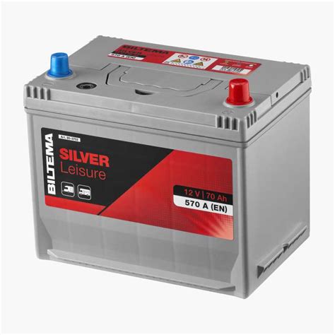 Recreational Battery Silver V Ah Biltema Se