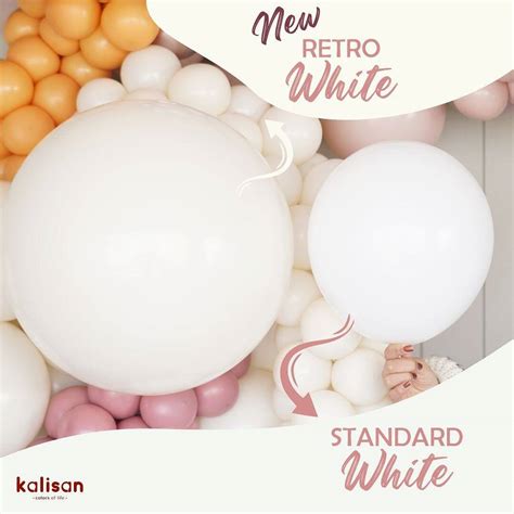 Balony Lateksowe Retro White Bia E Cm Szt Cm Balony