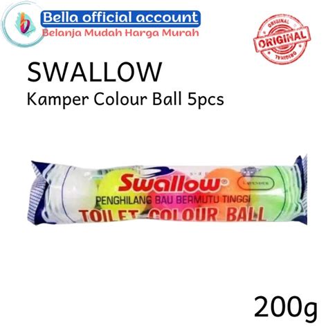 Jual Swallow Toilet Kamper Colour Ball Pcs G Shopee Indonesia