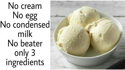 How To Make Vanilla Ice Cream Without Ice Cream Maker And Condensed