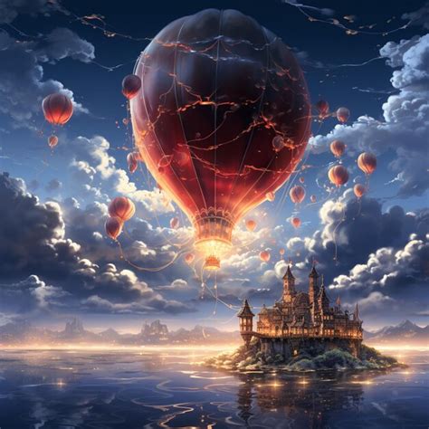 Hot Air Balloon Fantasy Art Pictures