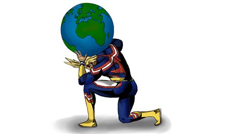 All might - symbol of peace by mez-arts on DeviantArt