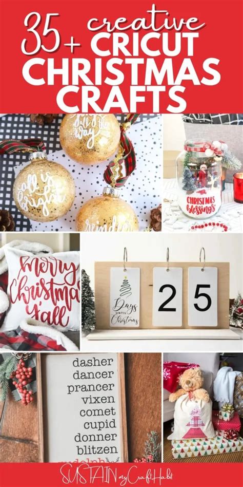 35+ Cricut Christmas Craft Ideas