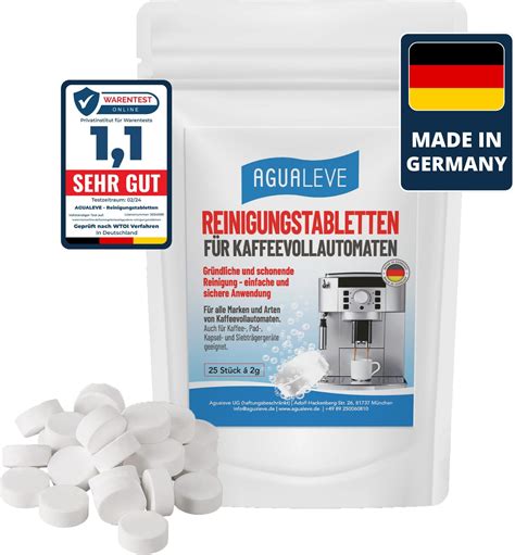 Amazon De Reinigungstabletten St Ck F R Kaffeevollautomaten