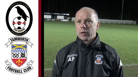 Coalville Town Vs Tamworth FC Post Match Interview YouTube