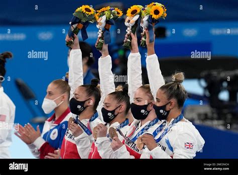 Britain S Artistic Gymnastics Women S Team Comprising Of Jennifer