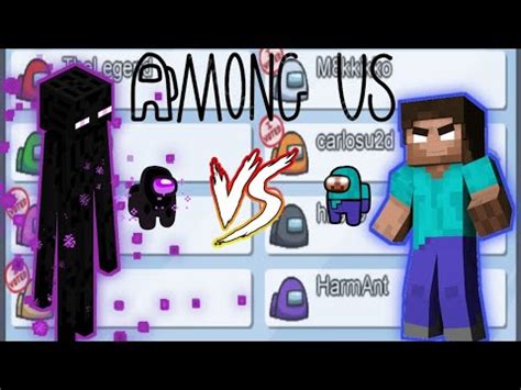 Enderman Vs Herobrine Among Us Batalla De Rap Zarcortgame