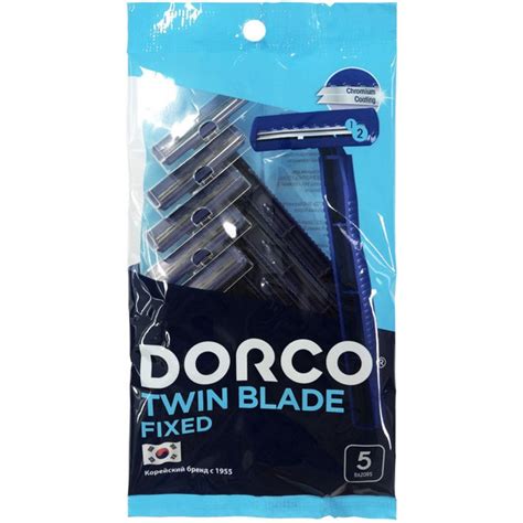 Станок Dorco twin blade fixed для бритья одноразовый, 5шт - купить с ...
