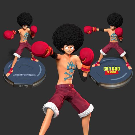 Afro Luffy One Piece