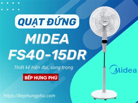Quạt đứng Midea FS40-15DR giá tốt tại Đà Nẵng