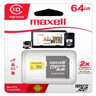 Maxell Memoria Micro Sd Gb Maxell Clase Falabella