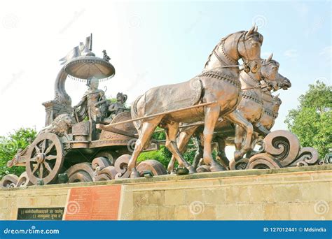 Giant Krishna-Arjuna Chariot Editorial Photo | CartoonDealer.com #127012959