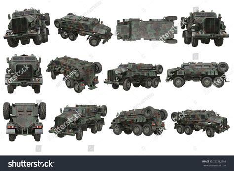 Truck Military Camouflaged Armored Army Transport Stock Illustration 723382993 | Shutterstock