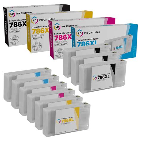 LD Products Ink Cartridge Replacement For Epson 786XL High Yield 3