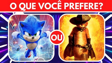 O Que Voc Prefere Edi O Filmes De Anima O Jogo Das Escolhas