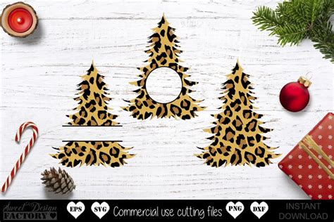 Christmas tree monogram SVG (953510)