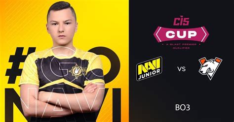 NAVI Junior Virtus pro онлайн трансляция поединка на BLAST Premier