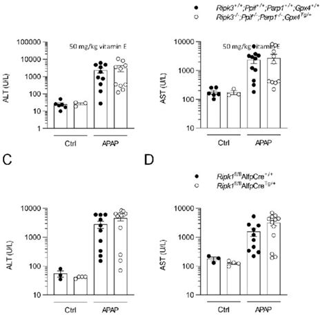 Genetic Deletion Or Inactivation Of Ripk Ripk Cypd And Parp Has No