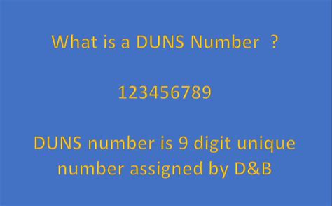 What Is A DUNS Number And How Do You Get One 52 OFF