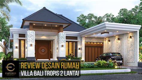 Jasa Arsitek Desain Rumah Bali Modern 2 Lantai Lebar 15 M Luas