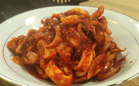 Sambal Sotong Friedchillies