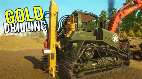 Drilling For Deep Gold Pockets With The New Drill Machine Gold Rush