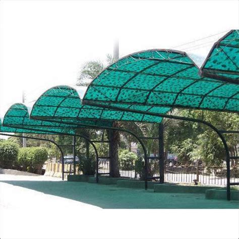 Parking Decorative Fibre Shed at Best Price in Ahmedabad | Radhe Fabrication