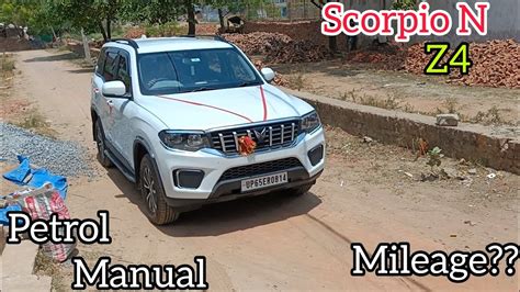 Mahindra Scorpio N Z Petrol Mileage Mileage Test And Driving Review