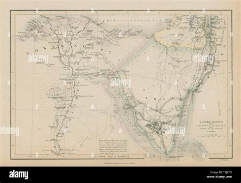 Map Of Sinai Peninsula Fotografías E Imágenes De Alta Resolución Alamy