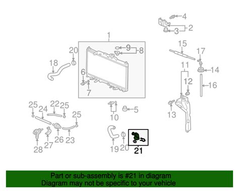 2003 2015 Honda Connector Quick Water 19503 RAA A01 Cheaper Honda Parts