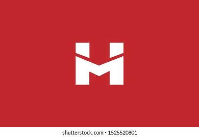 Initial H M Letter Logo Design 库存矢量图免版税1525520801 Shutterstock