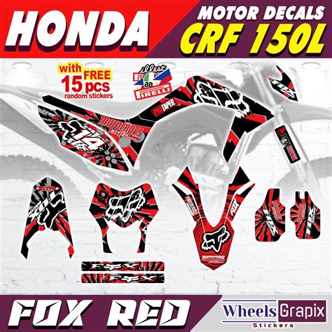 Honda Crf Full Body Sticker Decals Shopee Philippines