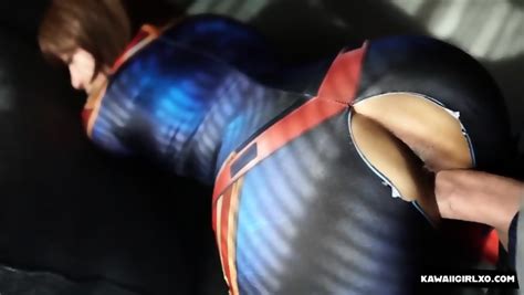 Kawaiigirlxo Captain Marvel Cosplay Fuck