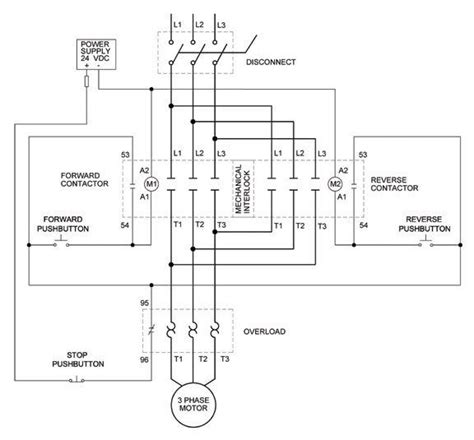 3 Phase Contactor Wiring Diagram With Timer