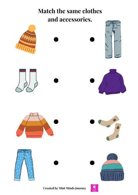 clothes worksheet  kids clothes worksheet worksheets  kids