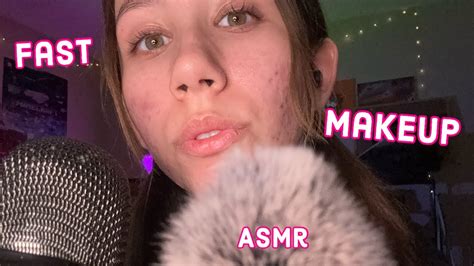 Asmr Doing Your Makeup Really Quickly Youtube