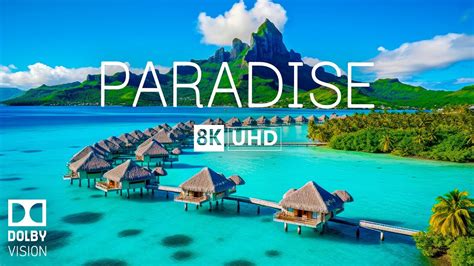 Paradise K Video Ultra Hd With Soft Piano Music Fps K Nature