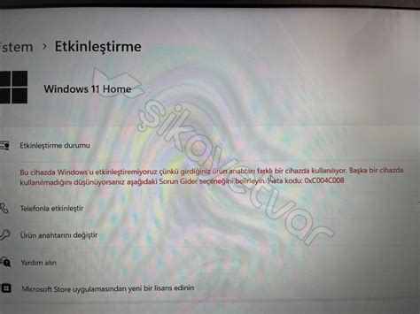 Windows 7 Starter ürün Anahtarı 2