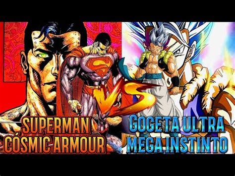 GOGETA Vs SUPERMAN Quien Ganaria En Una Pelea A Muerte SUPERMAN Vs