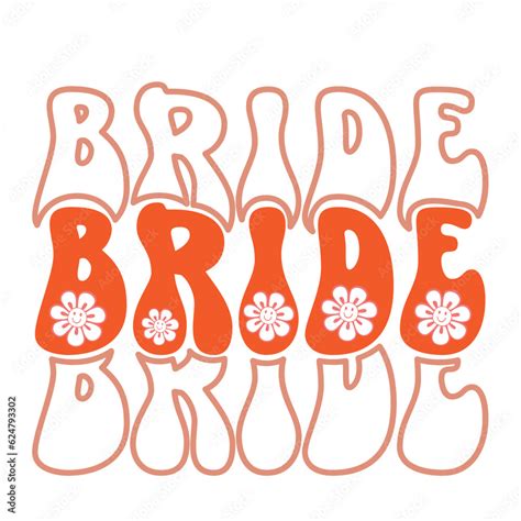 Retro Bridal Party Svg Bundle Groovy Bachelorette Shirt Svg