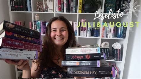 Meine Leseliste für den Juli August Bibliotheks Haul