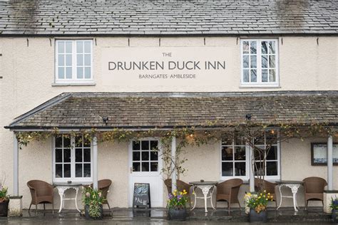 Drunken Duck Inn restaurant in the Lake District England