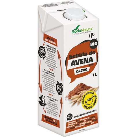 Bio Bebida De Avena Con Cacao Ecol Gica Y Sin Az Cares A Adidos Brik