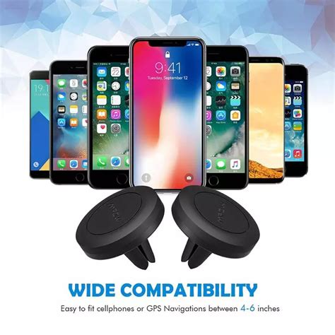 Mpow Universal Air Vent Magnetic Car Phone Mount Holder Dab Lew Tech