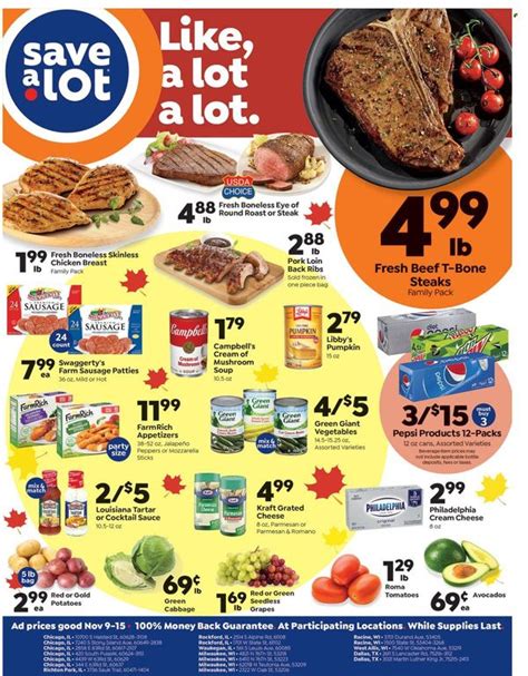 Save A Lot Weekly Ad Flyer Specials November 9 To November 15 2022