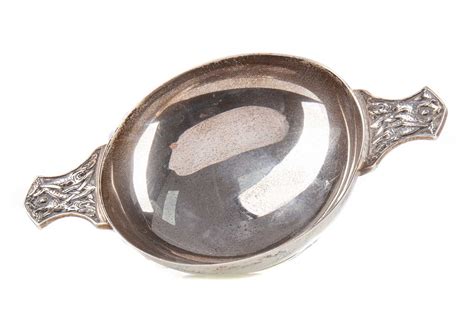 Lot 74 An Elizabeth Ii Silver Quaich